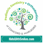 Pediatric Dentistry Square Logo with Website (T-shirt)